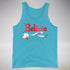 Believe Transgender Pride Jingle Bell Premium Tank Top - Aqua Triblend